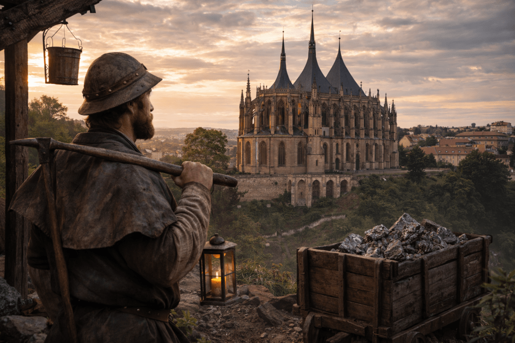 kutná hora, silver digging