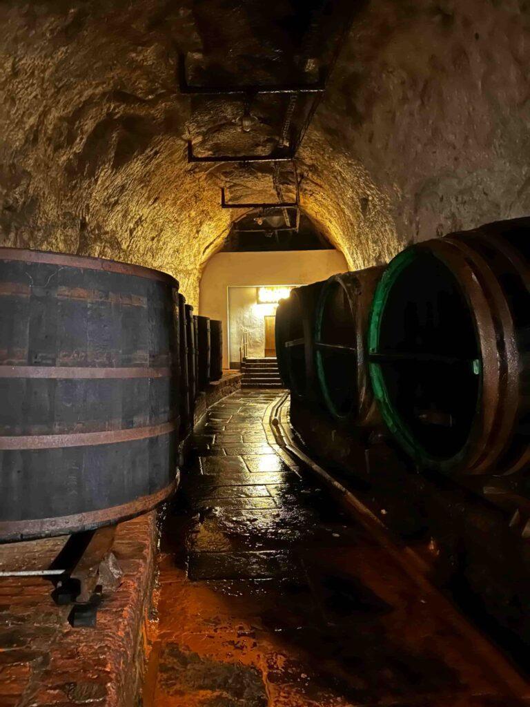 pilsner urquell wooden beer barrel